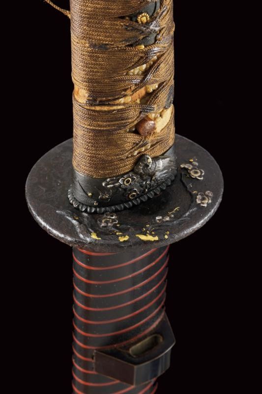 Bel Wakizashi con Importanti Fuchi-kashira