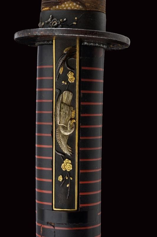 Bel Wakizashi con Importanti Fuchi-kashira