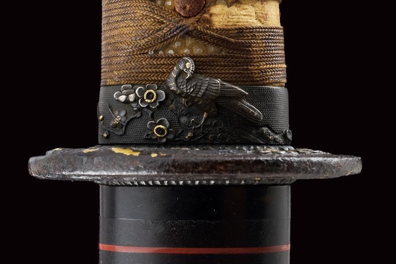 Bel Wakizashi con Importanti Fuchi-kashira