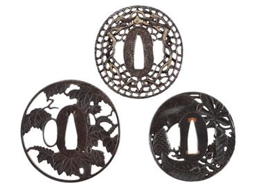 Lotto di Tre Tsuba