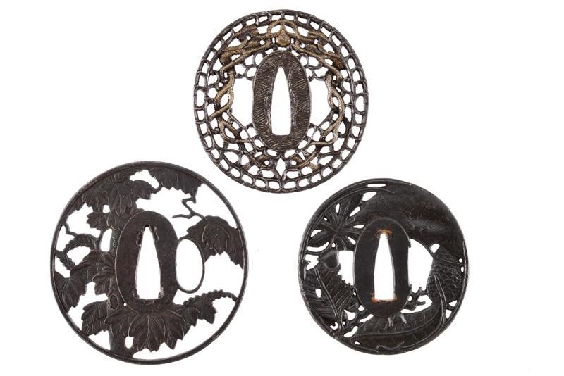 Lotto di Tre Tsuba