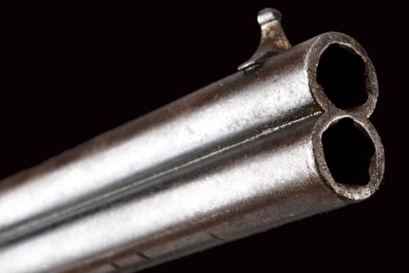 Raro Revolver a Spillo a Venti Colpi e Canne Sovrapposte