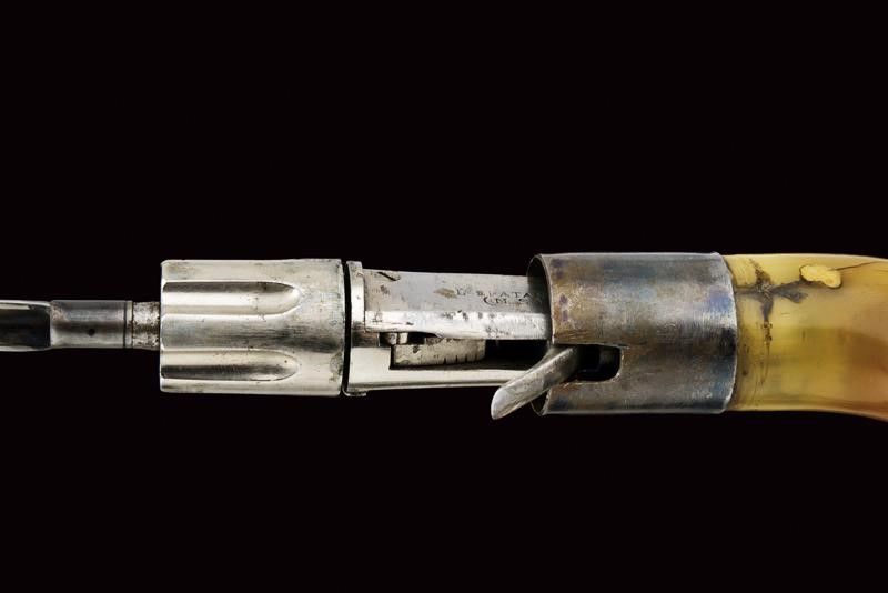 Raro Bastone Animato con Revolver e Lama