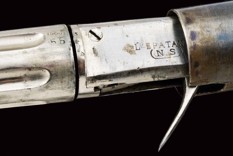 Raro Bastone Animato con Revolver e Lama