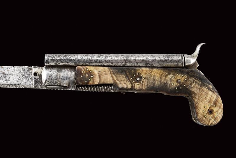 Pistola a Luminello con Coltello Pieghevole