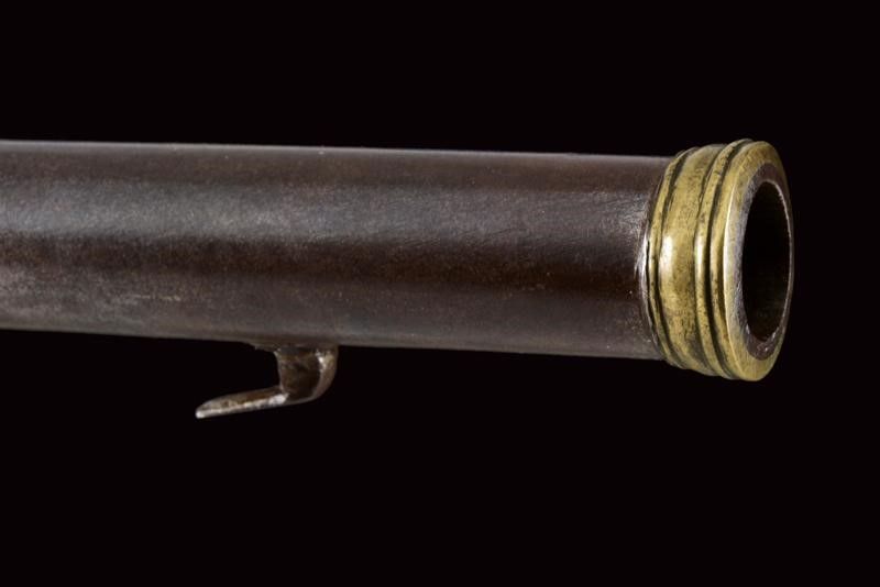 Fucile Corto a Pietra Focaia Combinato con un Dha (sciabola)