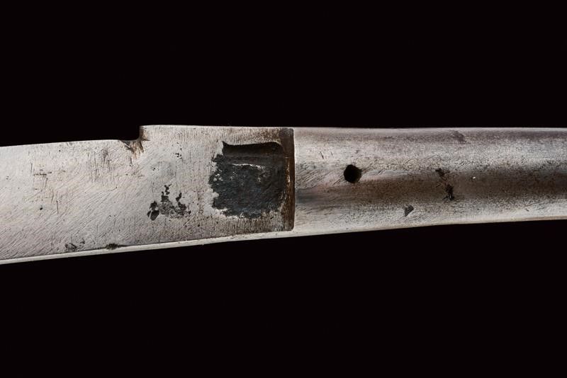 Fucile Corto a Pietra Focaia Combinato con un Dha (sciabola)