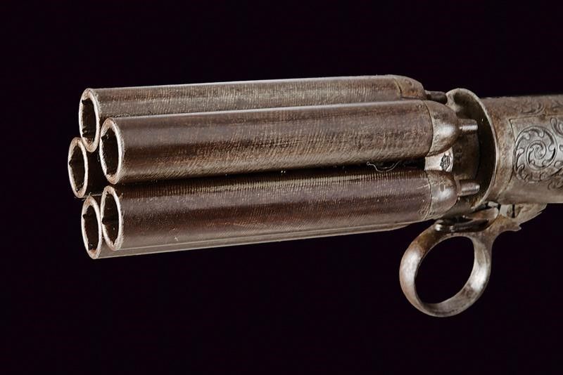 Raro Pepperbox Revolver a Luminello