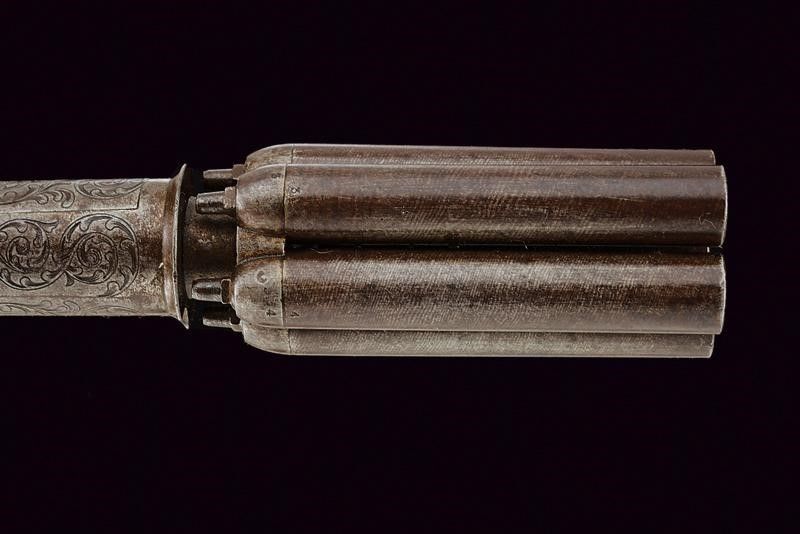 Raro Pepperbox Revolver a Luminello