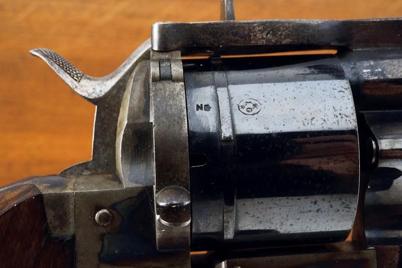 Bel Revolver Lefaucheux a Spillo Sistema Jansen in Cassetta