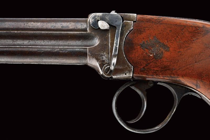 Pistola Lancaster a Retrocarica a Quattro Canne