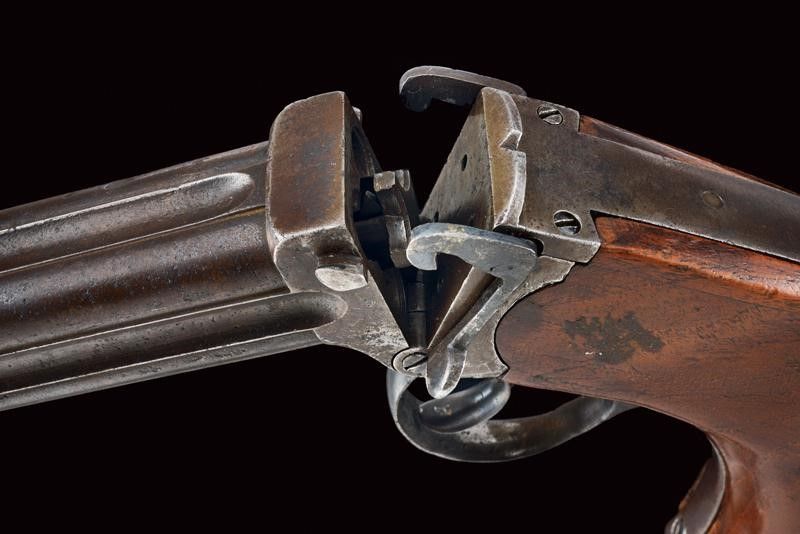 Pistola Lancaster a Retrocarica a Quattro Canne