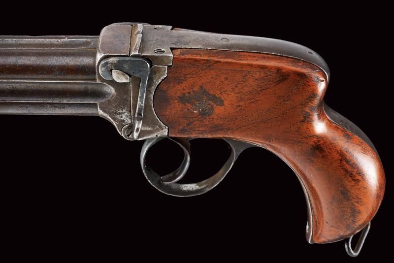 Pistola Lancaster a Retrocarica a Quattro Canne