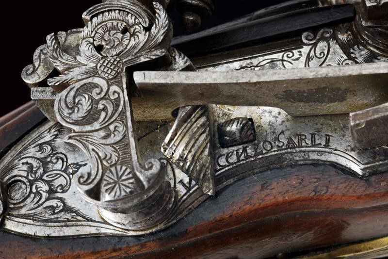Bellissimo Fucile alla Micheletta a Pietra Focaia di Vincenzo Sarli