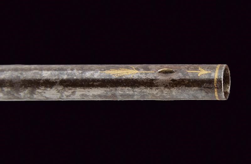 Raro Bastone Fucile con Meccanica Boxlock a Luminello