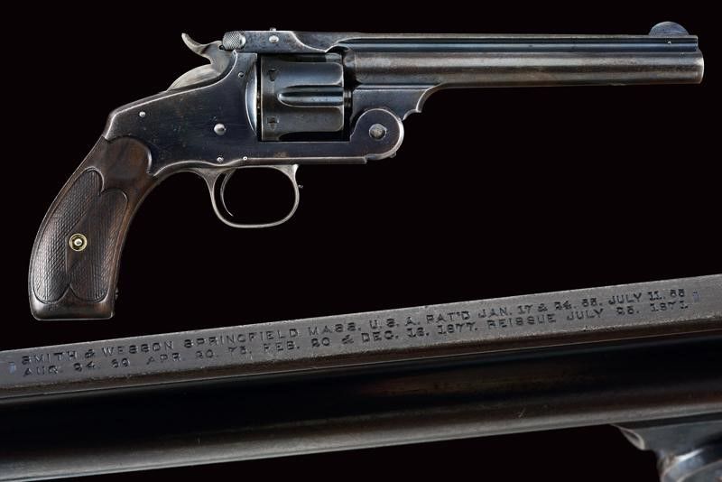 An interesting S&W New Model No. 3 Single Action Revolver for the