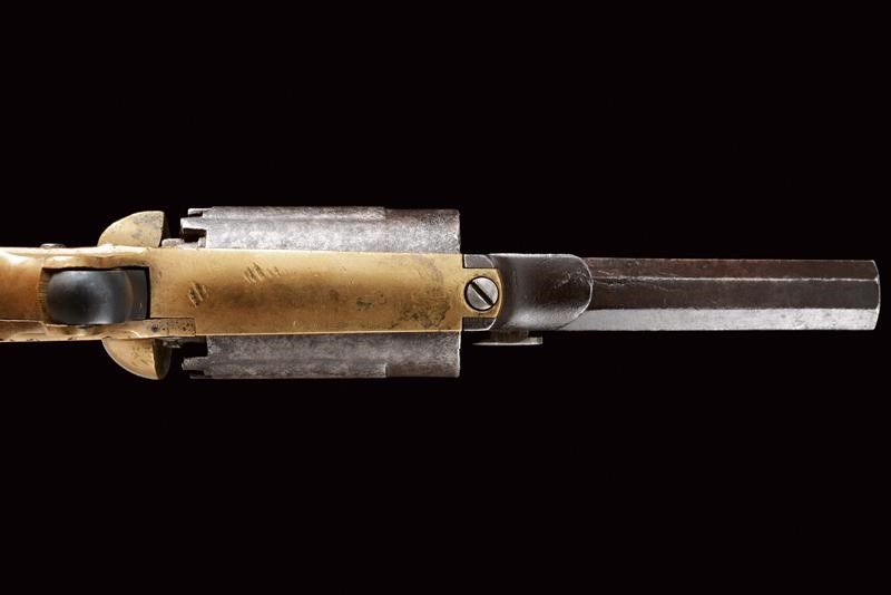 John Walch Ten Shot Double Hammers Pocket Revolver