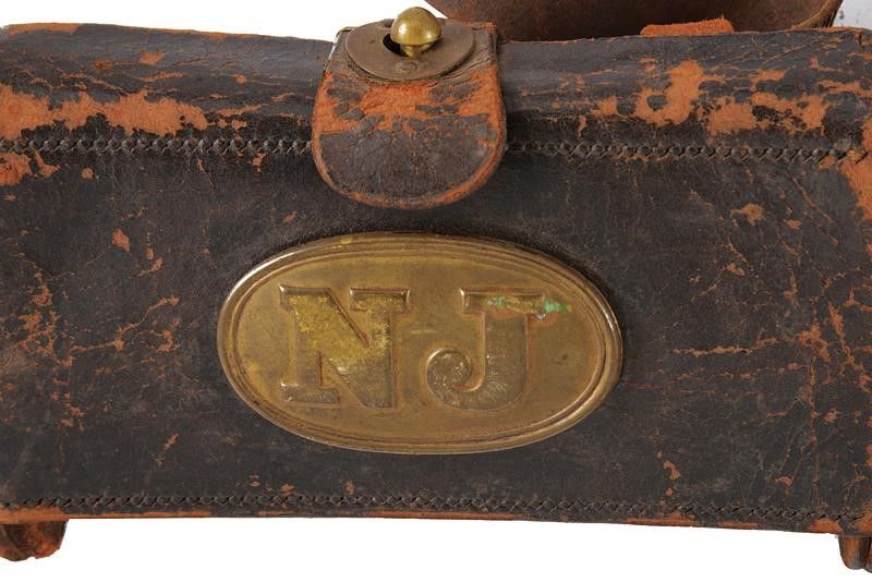 Cinturone da Soldato di Fanteria del New Jersey con Fondina e Baionetta