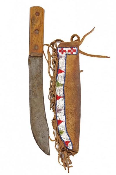 Coltello Sioux con Fodero