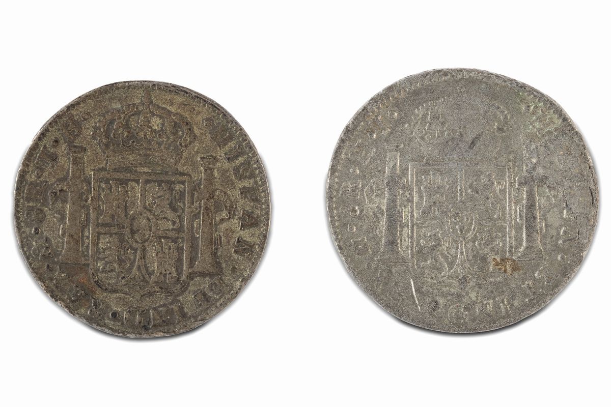 Messico - Carlo IV di Spagna, 8 Reales 1804 e Ferdinando VII di Spagna, 8 Reales 1809