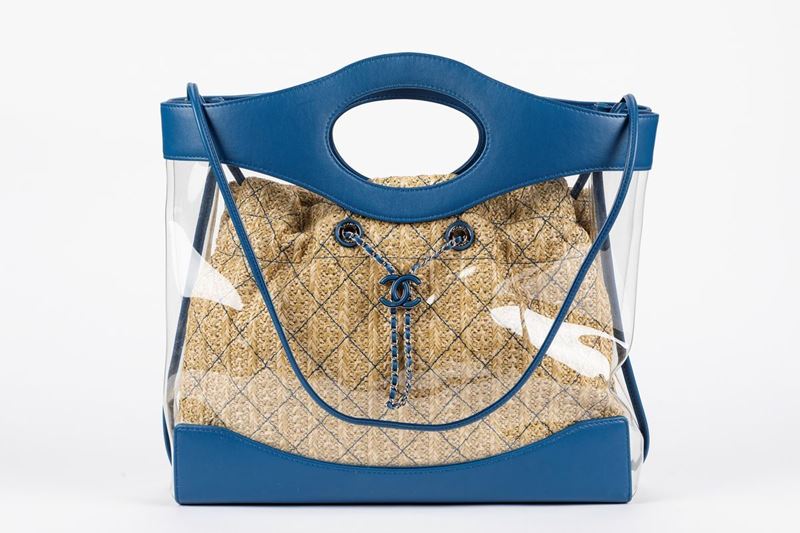 Chanel blue bag discount 2018