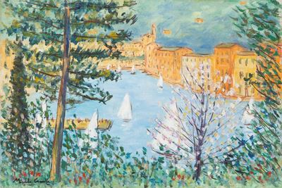 Portofino, olio su tela, cm 40 x 60