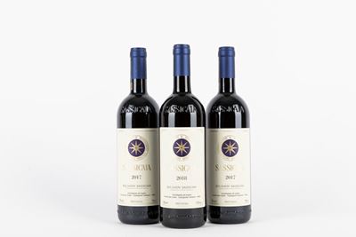 Sassicaia 2017-2018 (3 Bt)