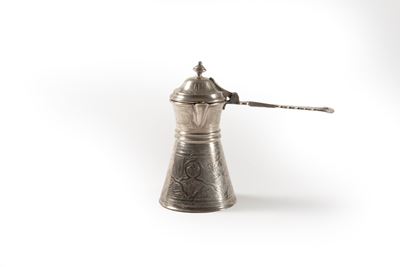 Caffettiera in Argento, Turchia Inizi Secolo XX