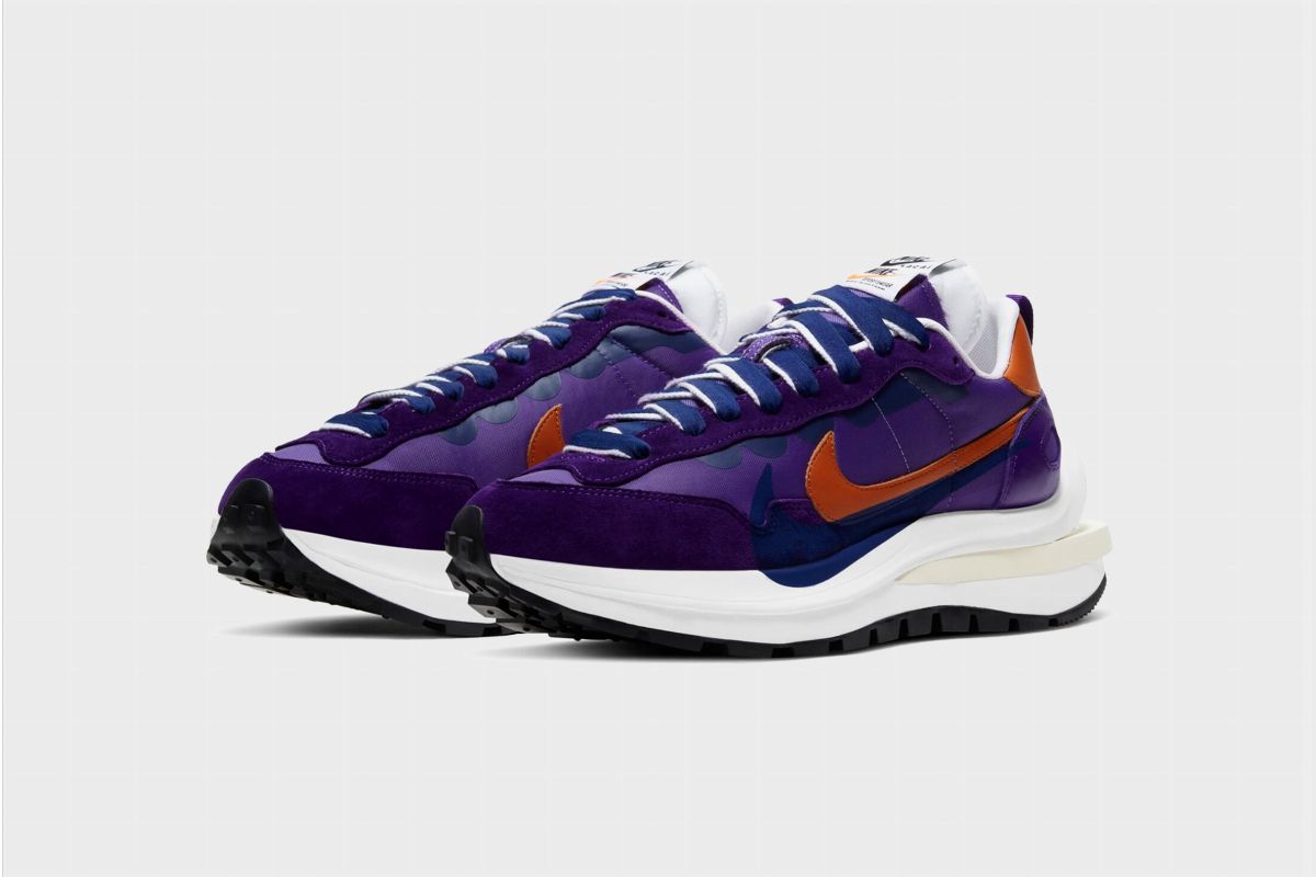 NIKE - Vaporwaffle sacai Dark Iris / Size US 7.5 EUR 40.5 2021 