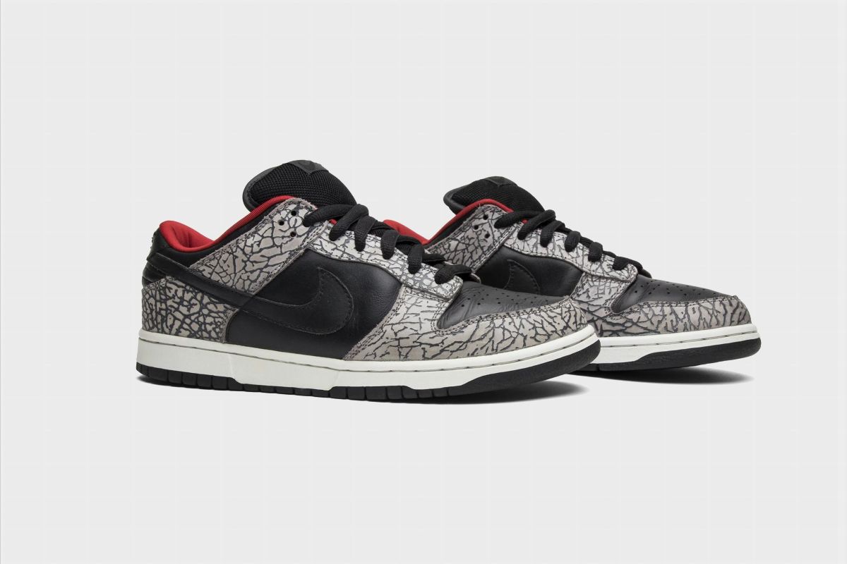 NIKE - Dunk SB Supreme Black Cement / Size US 10 2002