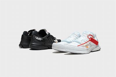Bundle Pack - Air Presto Off-white Black e Air Presto Off-white White / Taglia Us 8 Eur 41