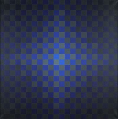 Relations violet - gris, acrilico su tela, 1960 - 1973
