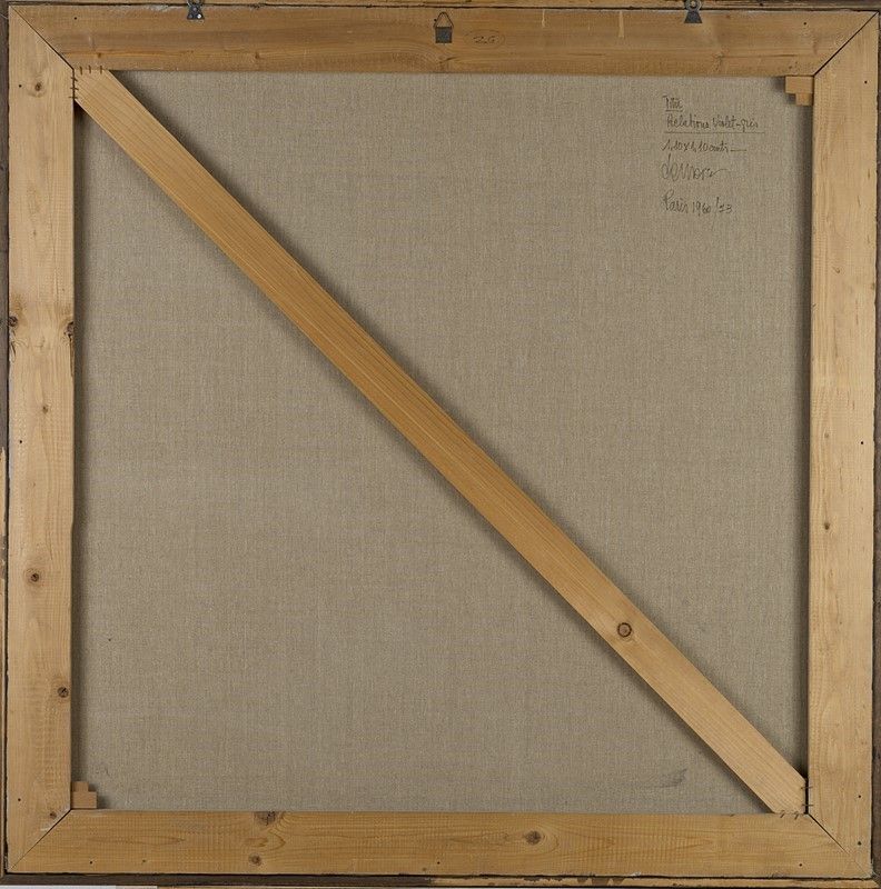 Hugo Demarco - Relations violet - gris, acrilico su tela, 1960 - 1973