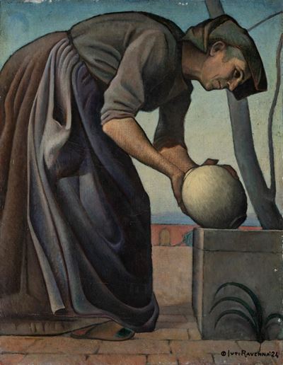 Senza titolo, olio su tela, 1924