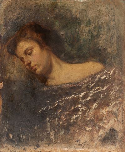 Mantegazza, Sogno - olio su tavola