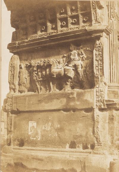 Senza titolo (Arco di Tito, Roma), carta salata