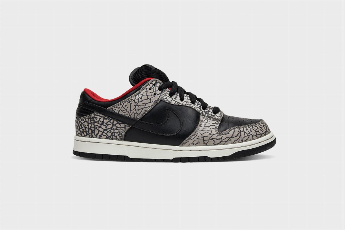 Nike - Bundle Pack - Dunk Sb Supreme White Cement e Black Cement / Taglie Us 10 Eur 44