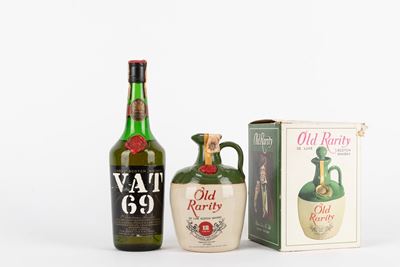Vat 69 (70s) e Old Rarity 12 Yo (2 Bt)