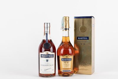 Martell Cognac Cordon Bleu e Vs Fine Champagne (2 Bt)