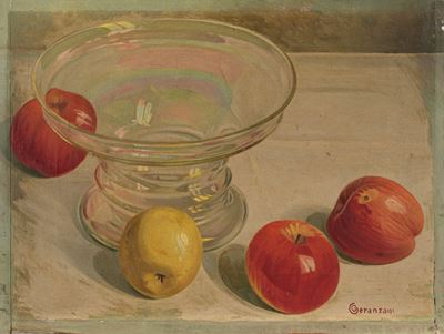 Natura morta, olio su tela