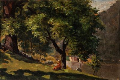 Meriggio - olio su tavola