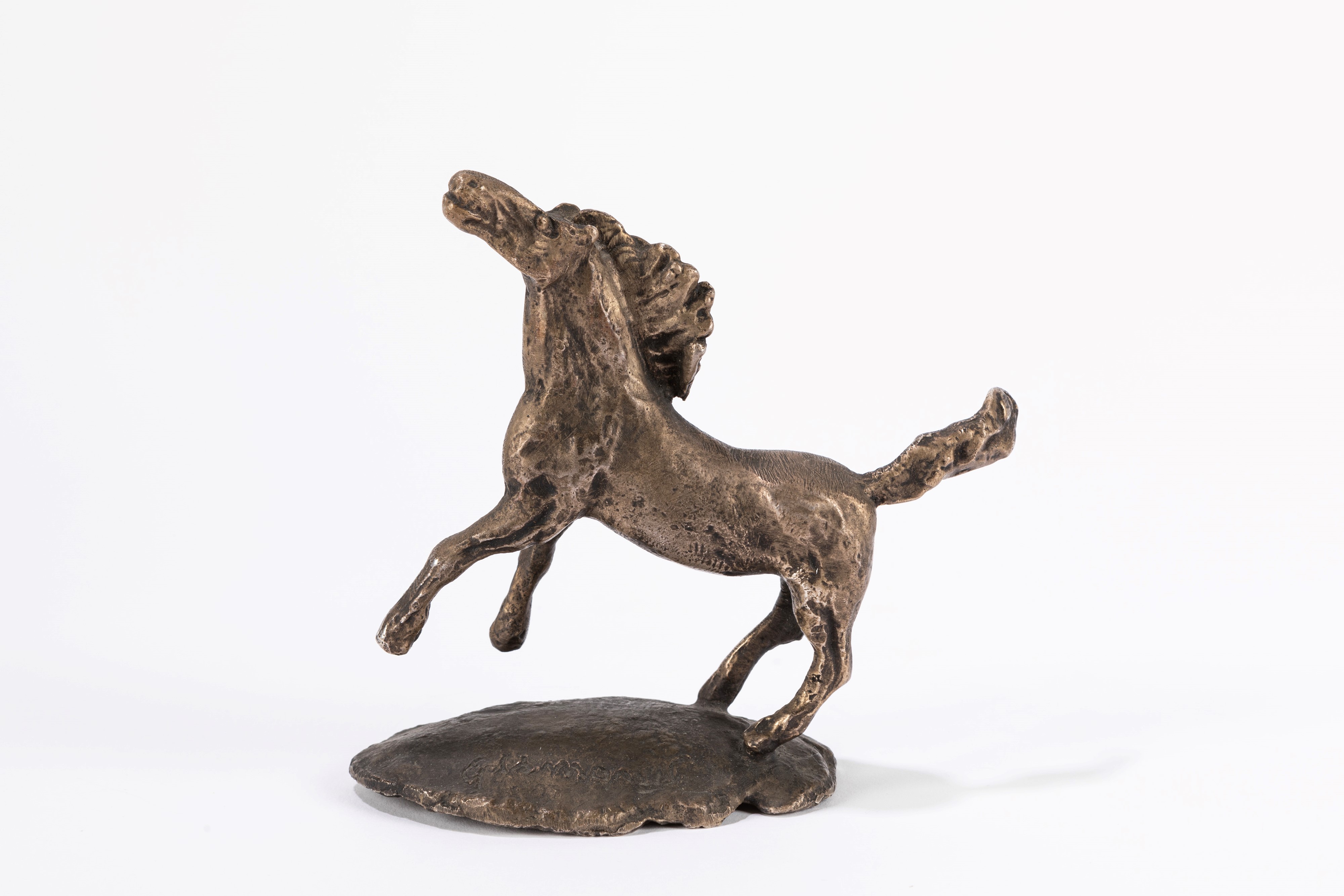 Tommaso Gismondi - Coppia di cavalli in bronzo