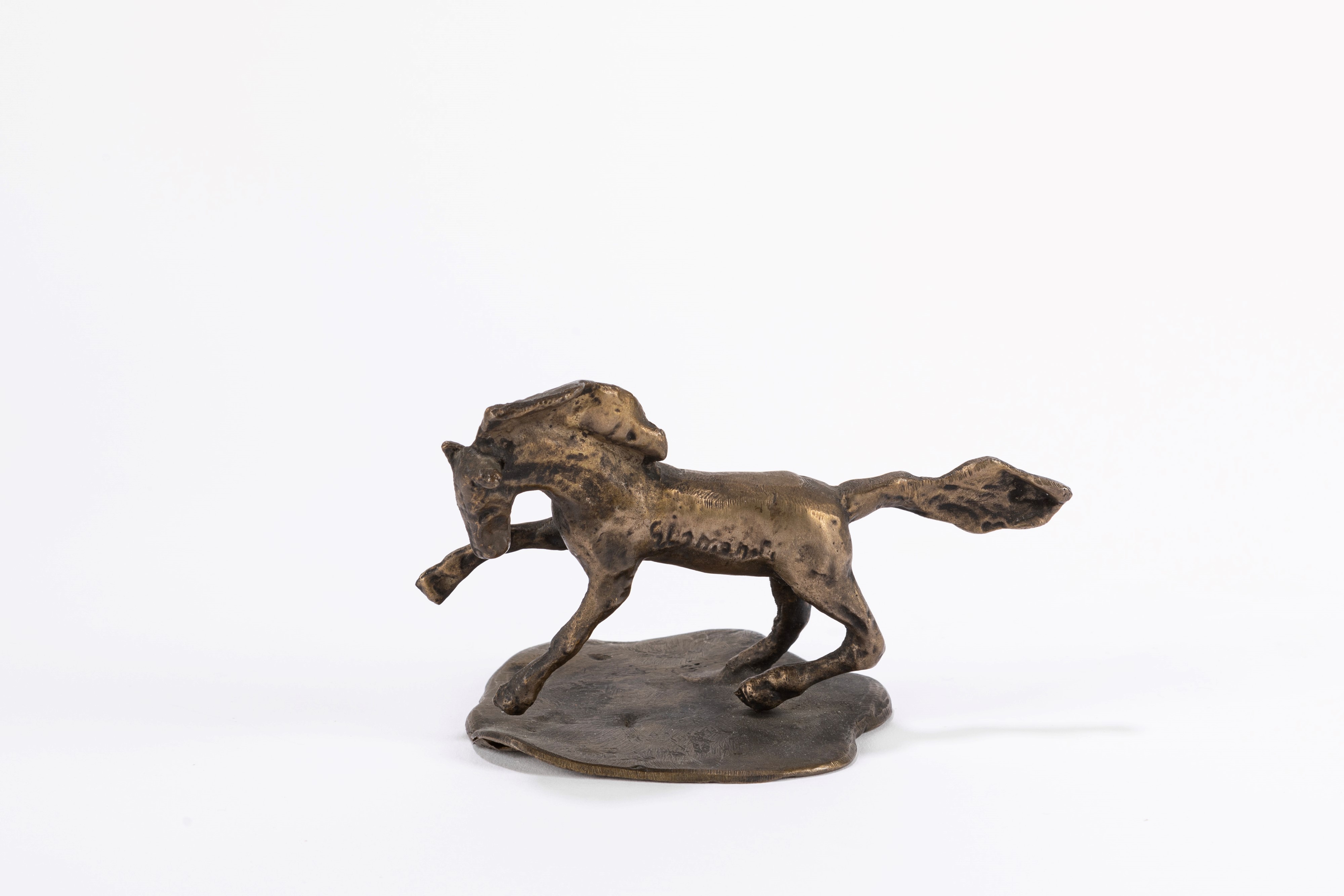 Tommaso Gismondi - Coppia di cavalli in bronzo