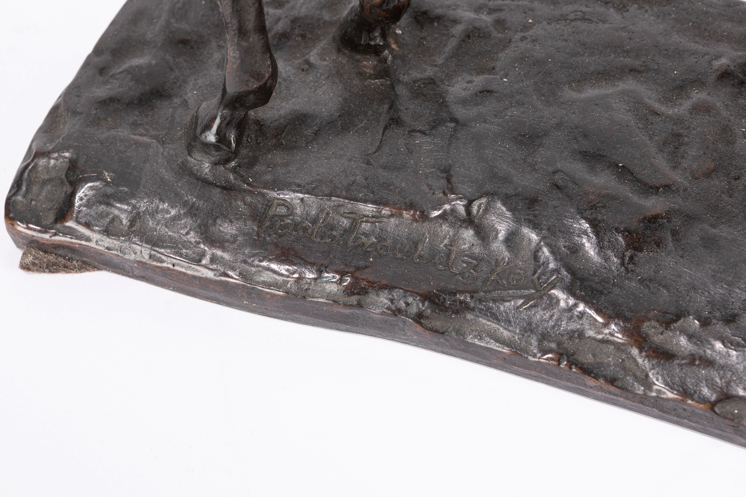 Paolo Troubetzkoy - Amazzone - scultura in bronzo