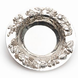 A silver plate, Italy, 20th Century, Brandimarte