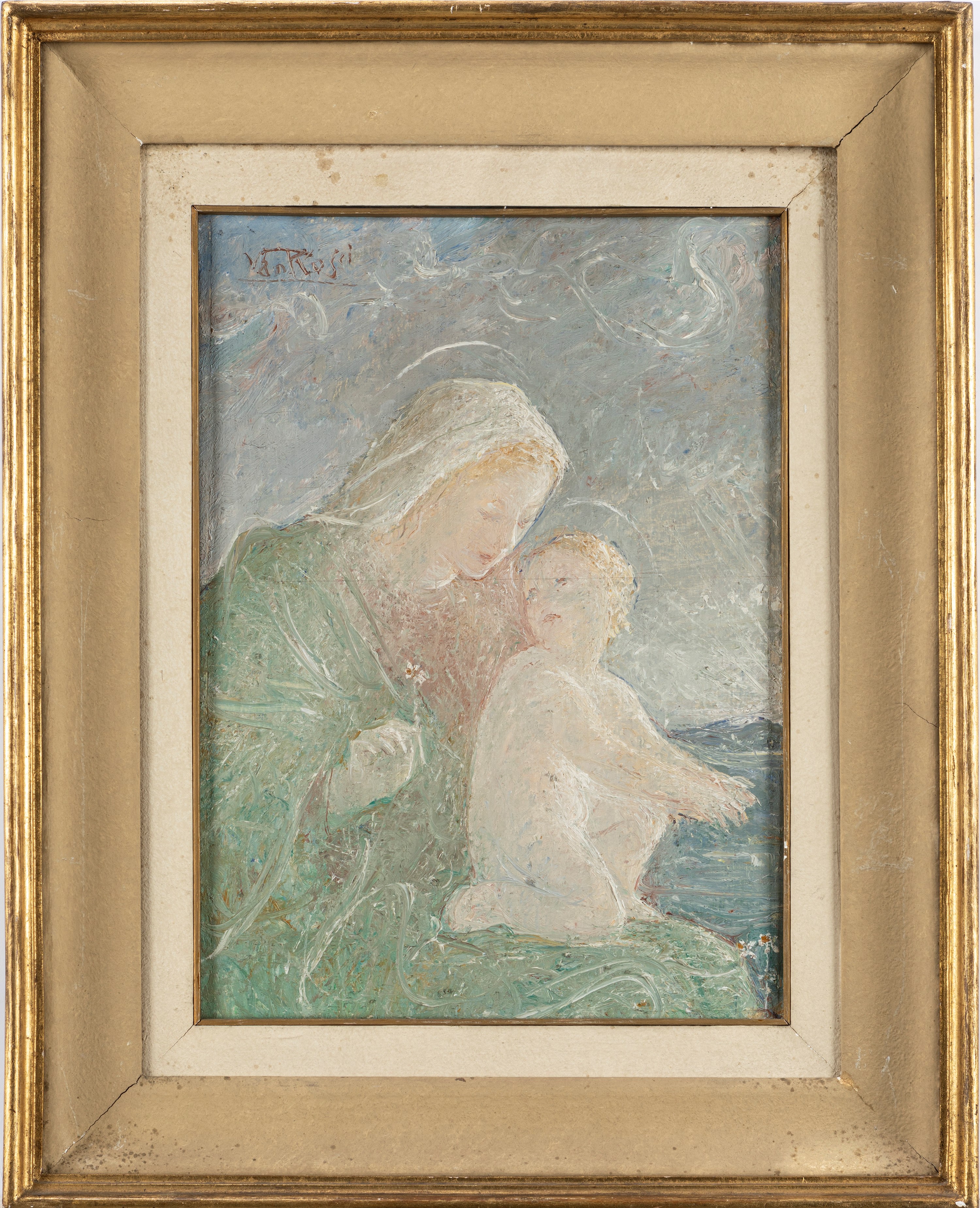 Vanni Rossi - La Madonna del mattino, olio su compensato, 1951