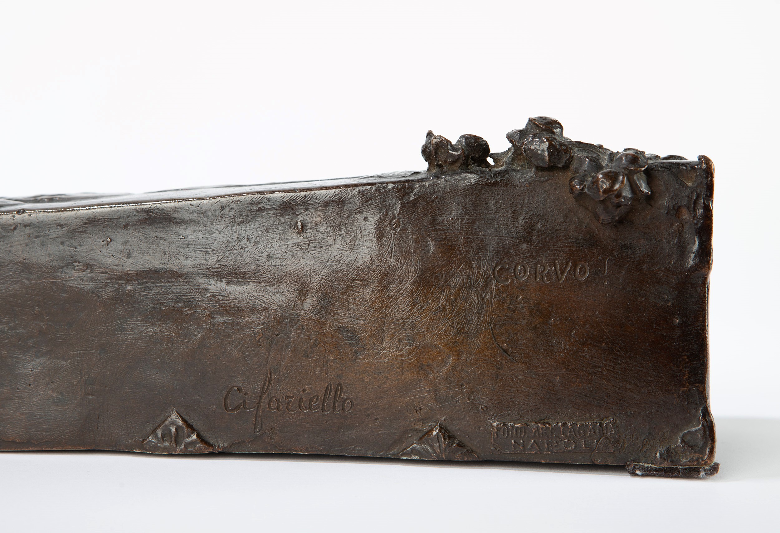 Filippo Antonio Cifariello - Corvo, scultura in bronzo