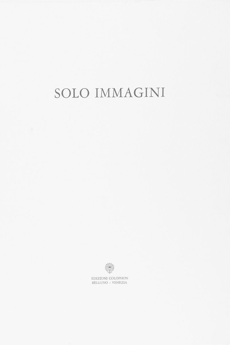 Ugo Nespolo - Solo immagini - Dieci stampe alla gelatina ai sali d'argento