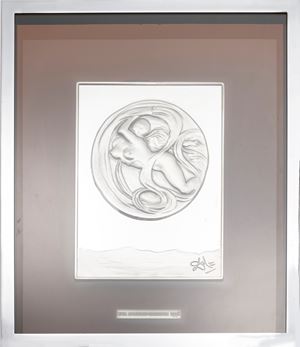 A 925 silver multiple, "Eva spaziale", Salvador Dalì