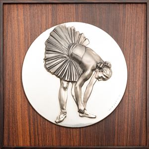 A 925 silver multiple, "Ballerina", Francesco Messina